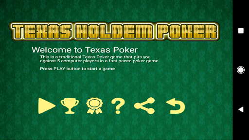 Android application Texas Holdem Poker screenshort