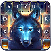 Dreamcatcher Night Wolf Keyboard Theme