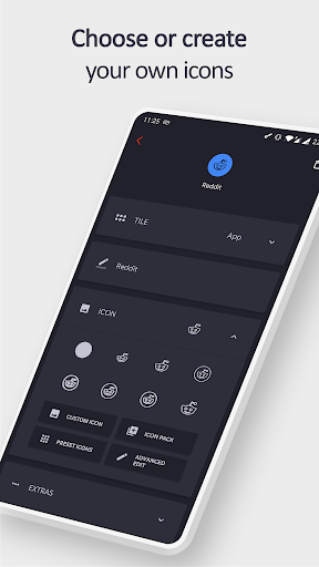 Screenshot of Tile Shortcuts: Quick settings