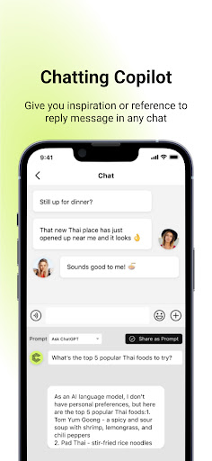 CoChatter - AI keyboard Screen 2
