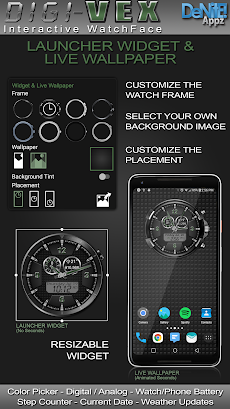 Digi-Vex HD Watch Faceのおすすめ画像2