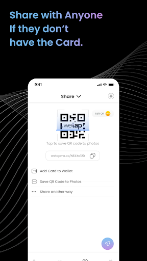 Screenshot of GetWetap - NFC Business Card