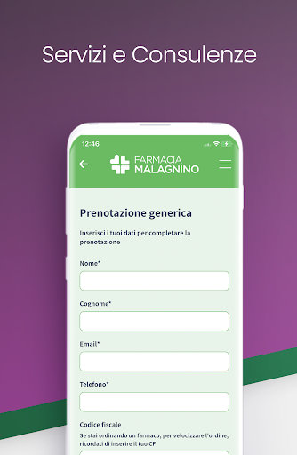 Android application Farmacia Malagnino screenshort