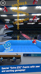 سونيك في لقطة شاشة الألعاب الأولمبية