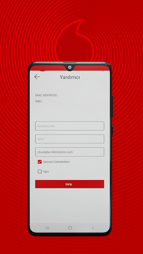 Vodafone Cloud PBX TRNC Screen 3