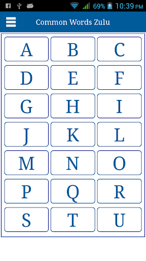 Common Words English to Zulu