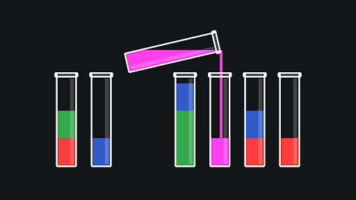Переливашки - сортировка воды