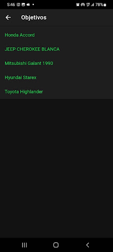 Android application Montao GPS screenshort