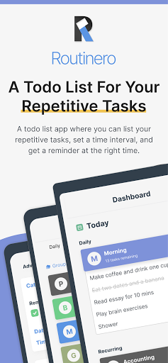 Android application Routinero: Daily Task List screenshort