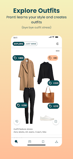 Pronti - Outfit Maker Screen 2