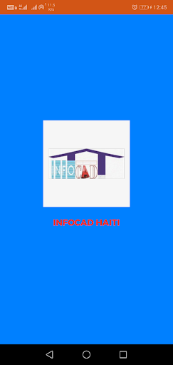 Android application INFOCAD HAITI screenshort
