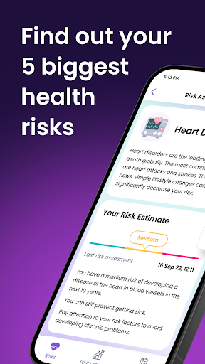 Android application HealthCaters: 360 health check screenshort