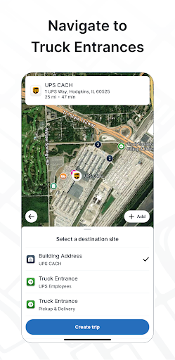 Screenshot of TruckMap - Truck GPS Routes