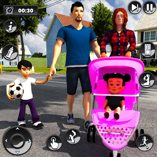 Virtual Mother Life Sim Games logo