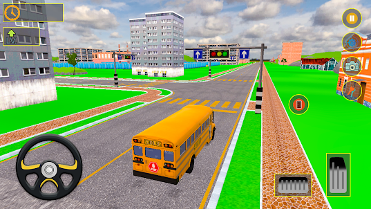 Indian School Bus Sim Games