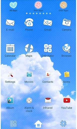 -Skywriter- Theme +HOME Screen 2