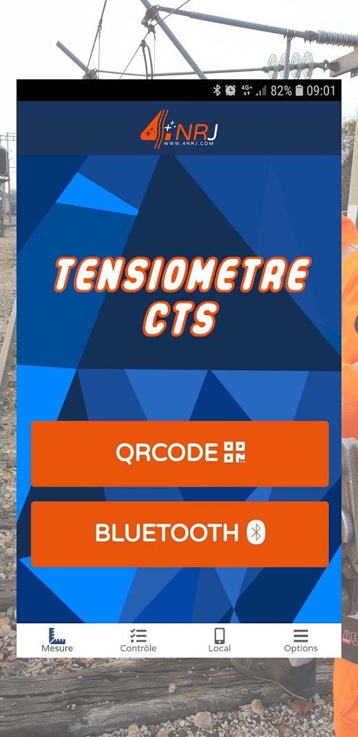 Android application Tensiomètre CTS (Version 2) screenshot