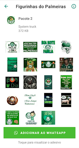 Android application Figurinhas do Palmeiras screenshort