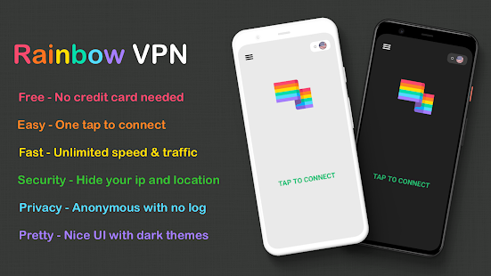 Rainbow VPN | VPN Proxy 1.4.01 APK screenshots 1