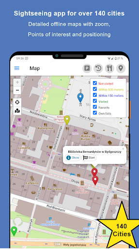 Android application Sightseeing Bydgoszcz screenshort
