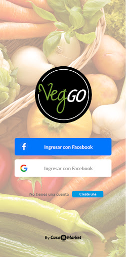 Android application VEGGO screenshort