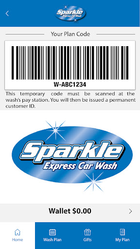 Sparkle Express Car Wash Screen 2