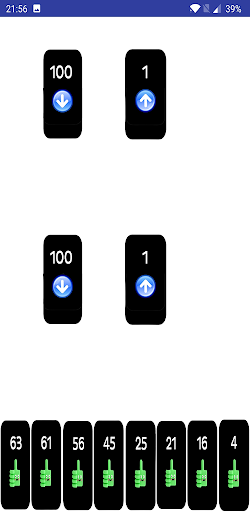 Android application The game card screenshort
