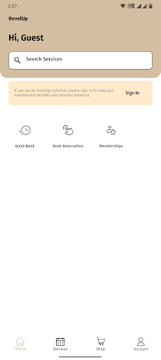 Android application BevelUp Mobile screenshort