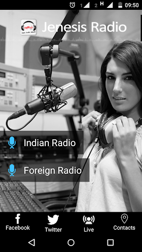 Android application Jenesis Radio screenshort