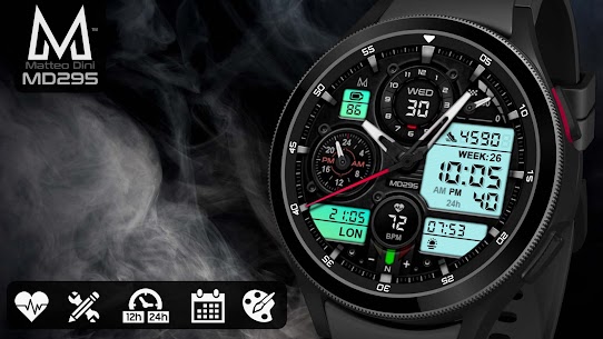 Free MD295  Hybrid watch face Download 4