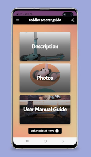 Toddler scooter guide Screen 2