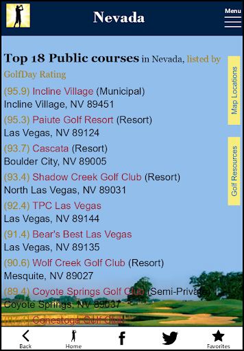 GolfDay Nevada Screen 3