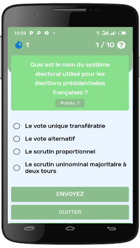 Quiz France Screen 3