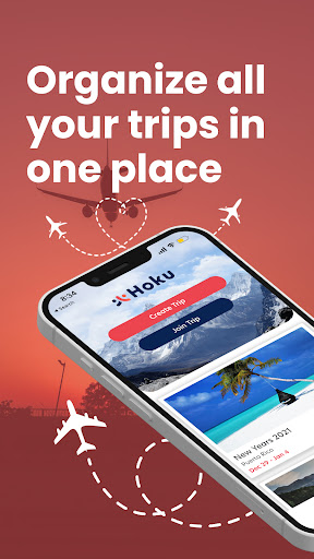 Android application Hoku | Travel planner app screenshort