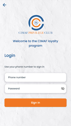 CIMAF GHANA Loyalty Screen 2