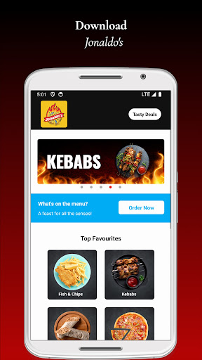 Android application Jonaldo's Takeaway Kirkcaldy screenshort
