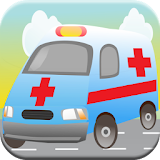 Ambulance Kid Games Match Race icon