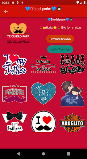 Fathers Day Stickers Screen 3