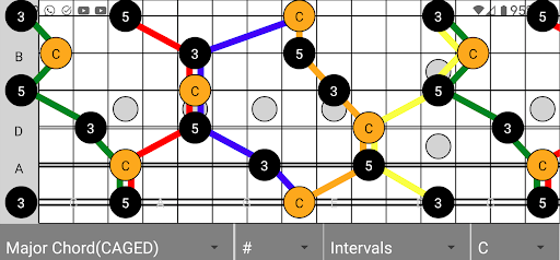 Android application Web Fretboard screenshort
