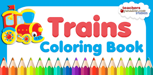 Trains & Locomotives Coloring Book Game Android App