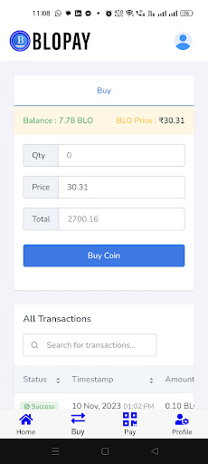 BLOPAY Screen 2