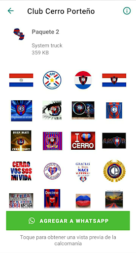 Stickers Club Cerro Porteño