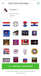 Stickers Club Cerro Porteño poster 2