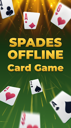 Spades Offline - Card Game - Screenshot 1