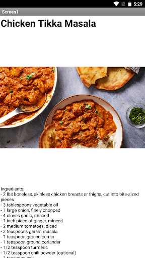 Android application Chicken Masala Master screenshort