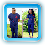 African Couple Dress Fashion icon