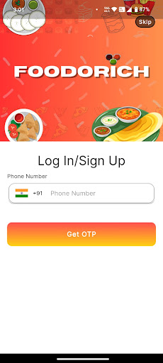 Android application FoodoRich screenshort