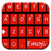 Tiles Red Emoji Keyboard