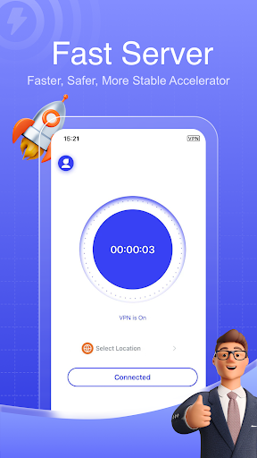 Android application wirevpn - Fast Unlimited Proxy screenshort