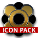 black CAPONE gold HD Icon Pack - Androidアプリ
